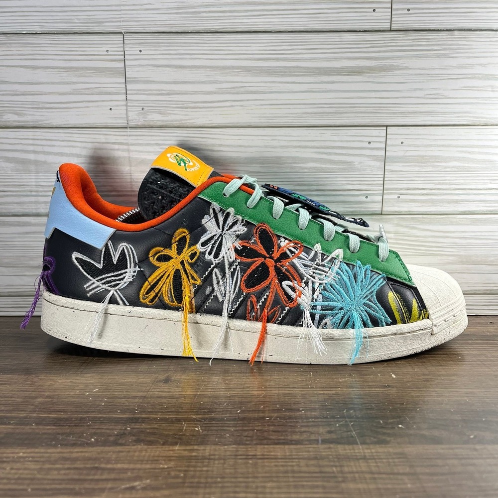 Adidas Superstar Sean Wotherspoon Super Earth Men's Multicolor Shoes - M 11.5